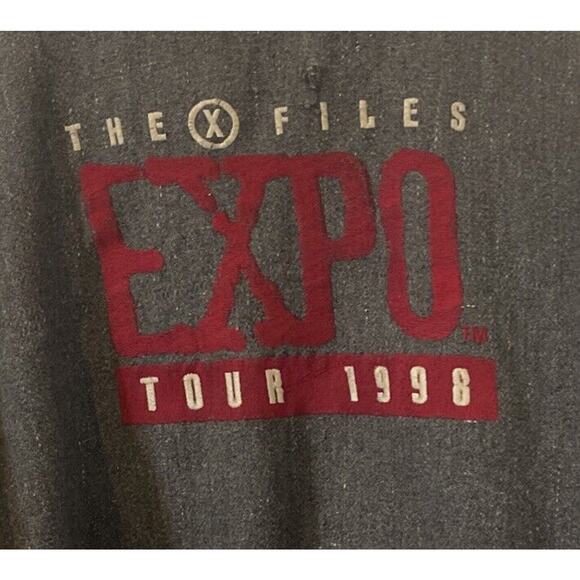 X-Files Expo Tour 1998 Varsity/Bomber Jacket Oldsmobile Intrigue Ducovny-XL